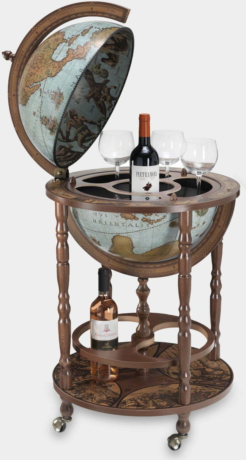 rzezbyzbrazu Globus Barek na Alkohole Zoffoli Minerva Blue Ocean