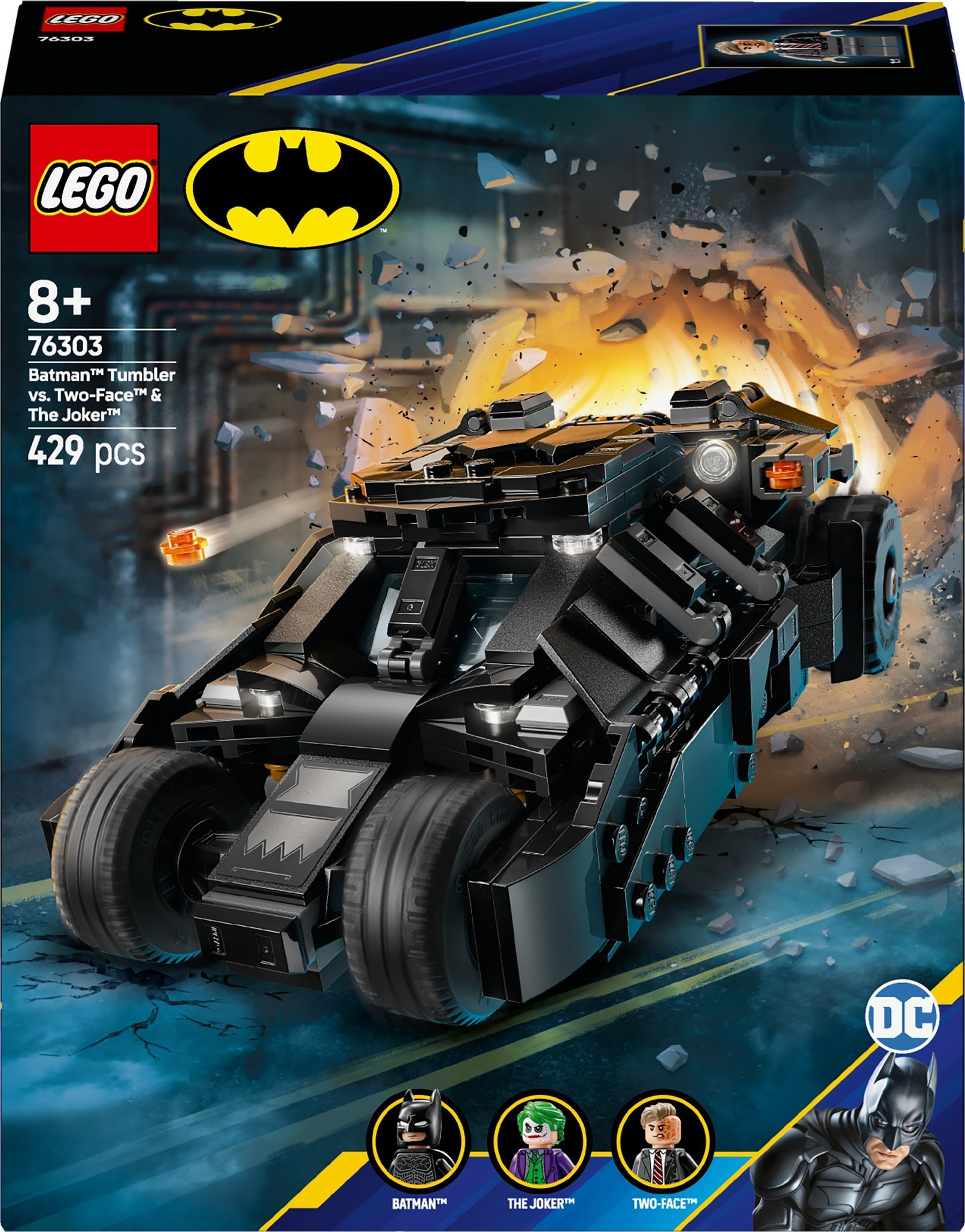 LEGO DC Super Heroes Tumbler Batmana™ kontra Dwie Twarze i Joker™ (76303)