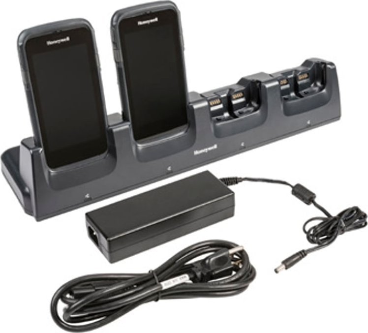 Honeywell Honeywell For Ethernet comms and recharging upto 4 computers. Kit includes Dock, Power Supply, EU Power Cord.