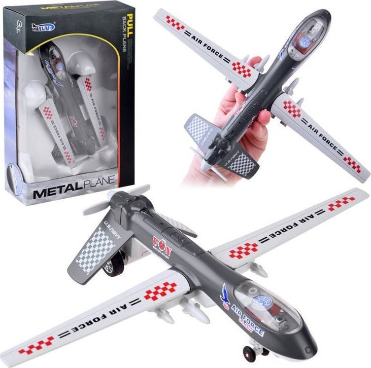 Jokomisiada Metalowy DRON wojskowy bojowy dźwięk ZA4327 CY