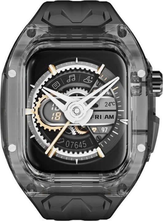 4kom.pl WiWU - Pasek do smartwatcha Wi-WB013 Rambo Watch Band 49mm - czarny