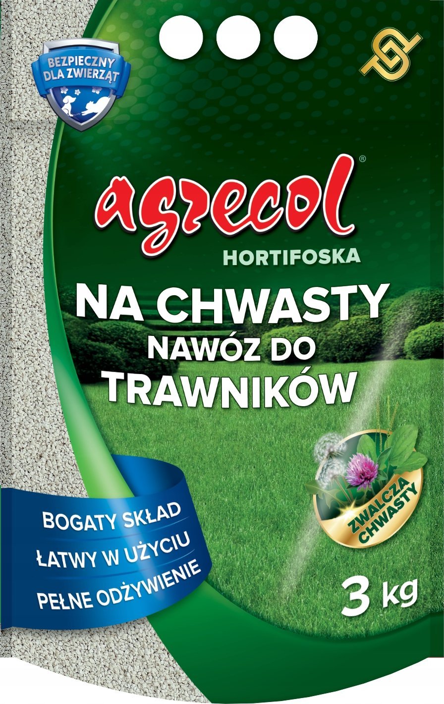 Agrecol HORTIFOSKA do trawników zachwaszczonych 3 kg