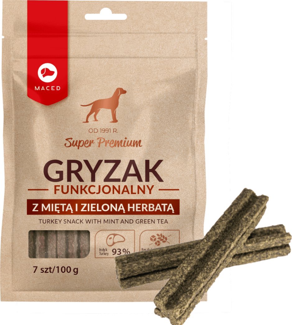 Maced MACED Gryzak funkc. z miętą i zieloną herbatą 100g