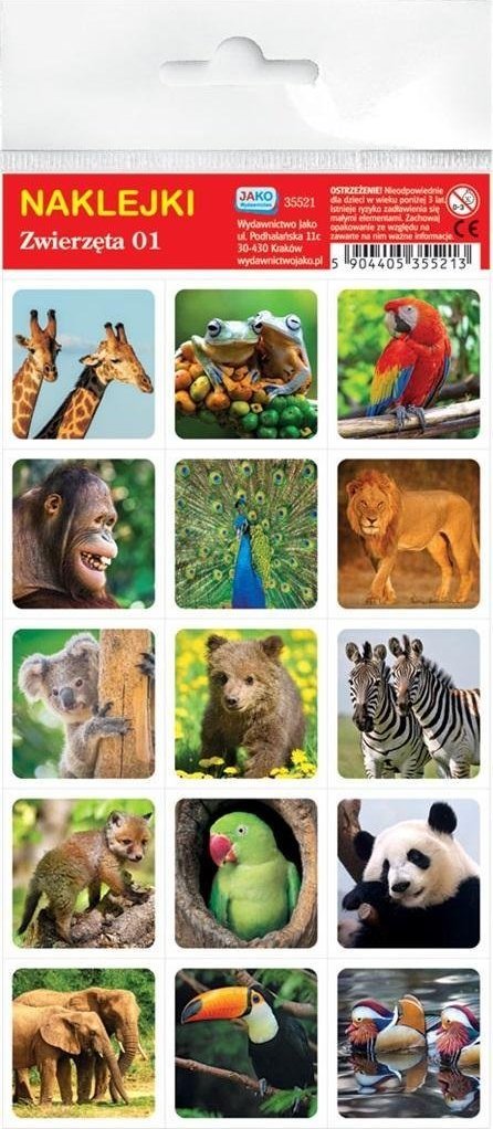 Wydawnictwo Jako Naklejki. Zwierzęta