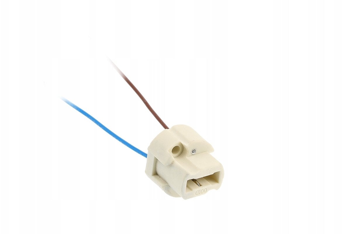 GTV Gniazdo G9 z przewodem, AC220-240V, max.100W, 2x0,5mm2, 12cm, biały