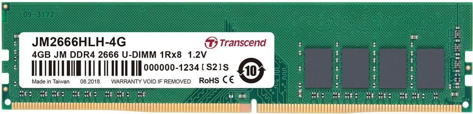 Pamięć Transcend JetRam, DDR4, 4 GB, 2666MHz, (JM2666HLH-4G)