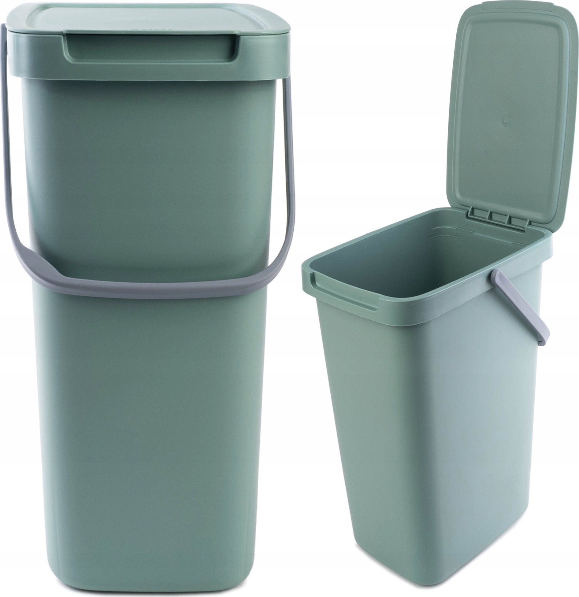 Kosz na śmieci Kadax KADAX Kosz Na Śmieci Pojemnik Na Odpady Z Pokrywą 12L Kubeł Do Segregacji