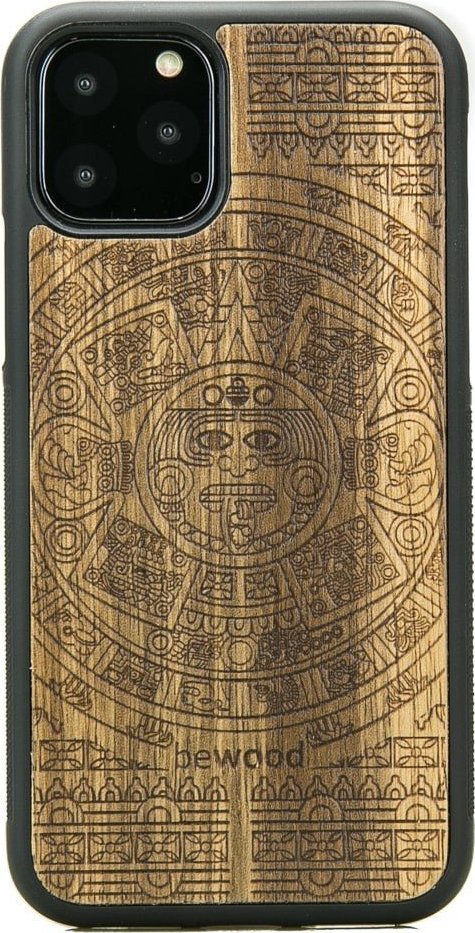 BeWood Drewniane Etui na iPhone 11 PRO KALENDARZ AZTECKI LIMBA