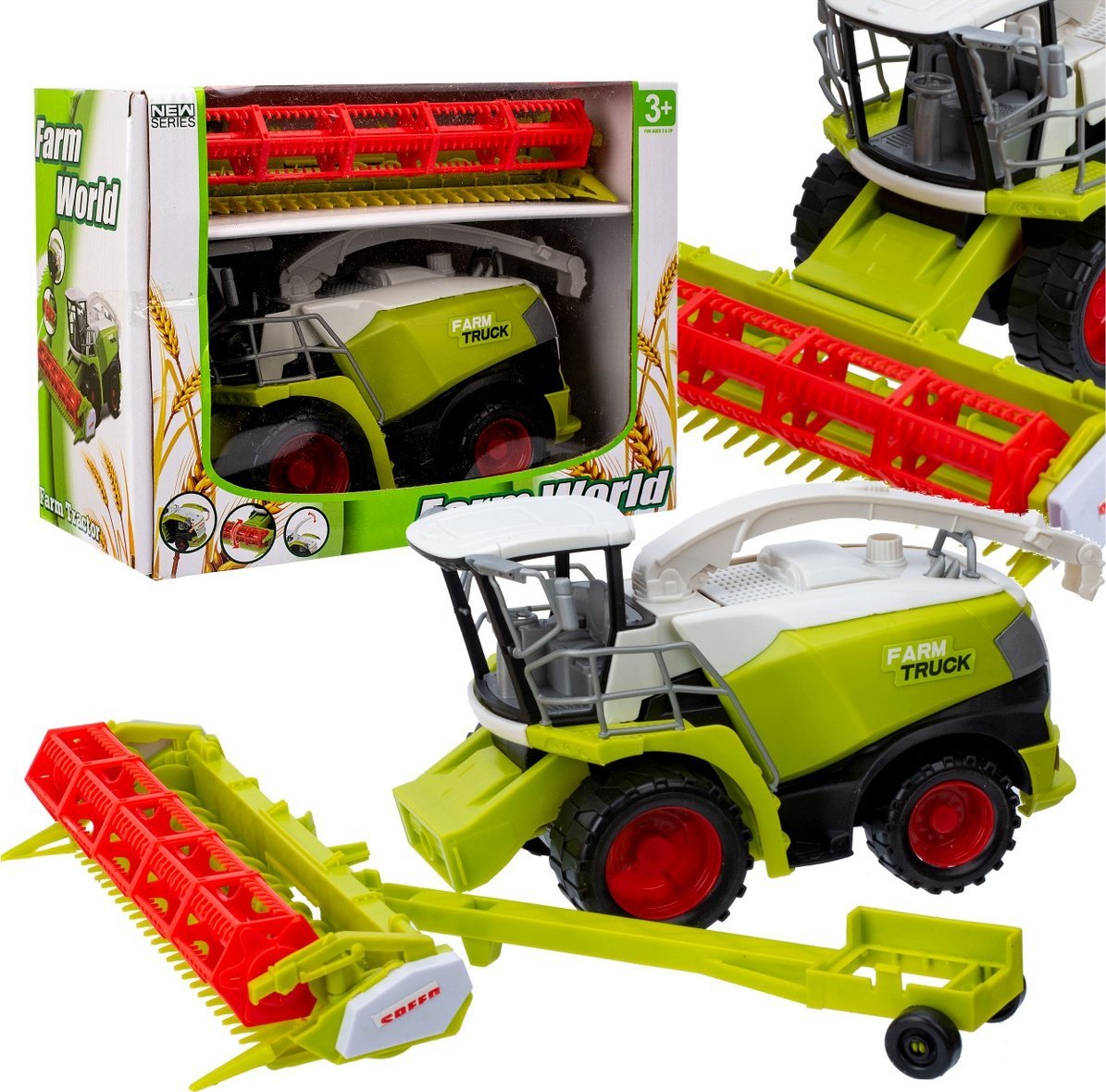 Qulki KOMBAJN ZBOŻOWY Z NAPĘDEM RUCHOME ELEMENTY Heder