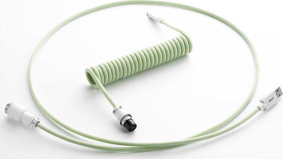 Kabel USB CableMod USB-A - USB-C 1.5 m Miętowy (CM-PKCA-CWAW-LGW150LGW-R)