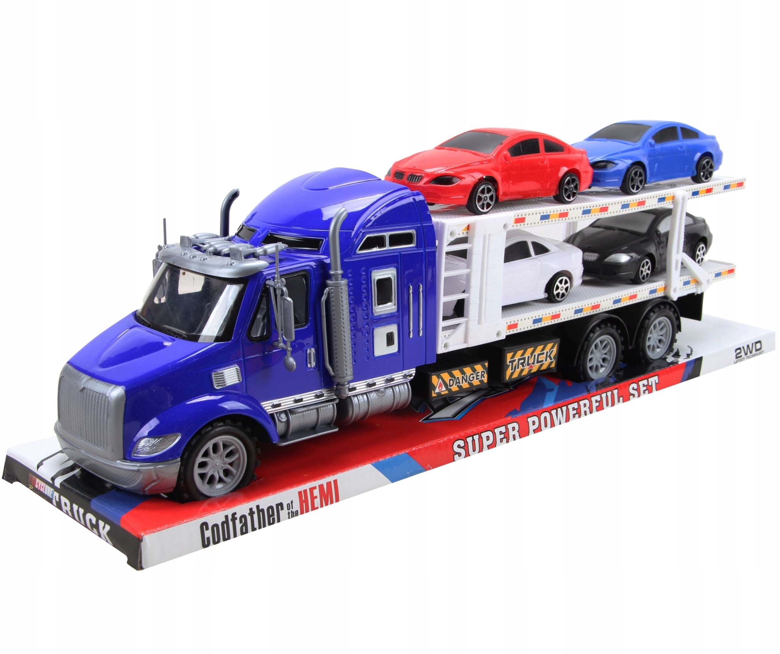 Auto laweta z 4 autkami