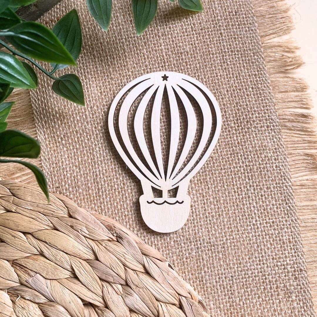 Drewniany balon, wys. 15 cm