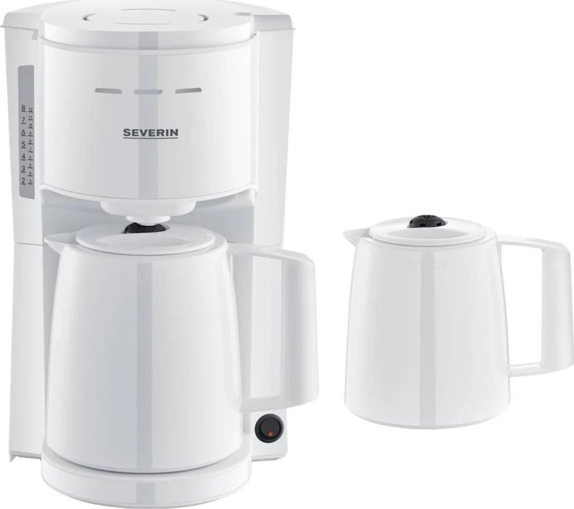 Ekspres przelewowy Severin Severin KA 9309 white Filter Coffee Maker with 2 Pots