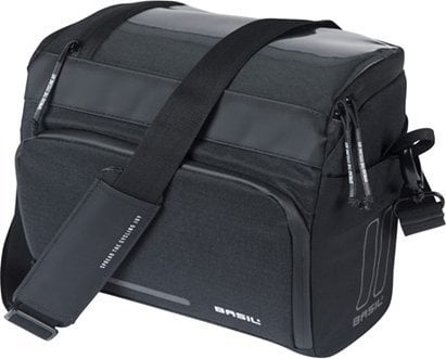 Torba na kierownicę BASIL MOVE HANDLEBAR BAG, KF z adapterem do mocowania, 7-8L, wodoodporna, Czarna (NEW 2025)