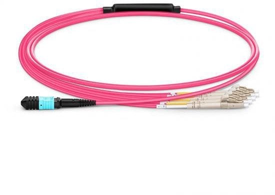 Lanview LVO230502-MTP kabel InfiniBand / światłowodowy 2 m LC Fioletowy