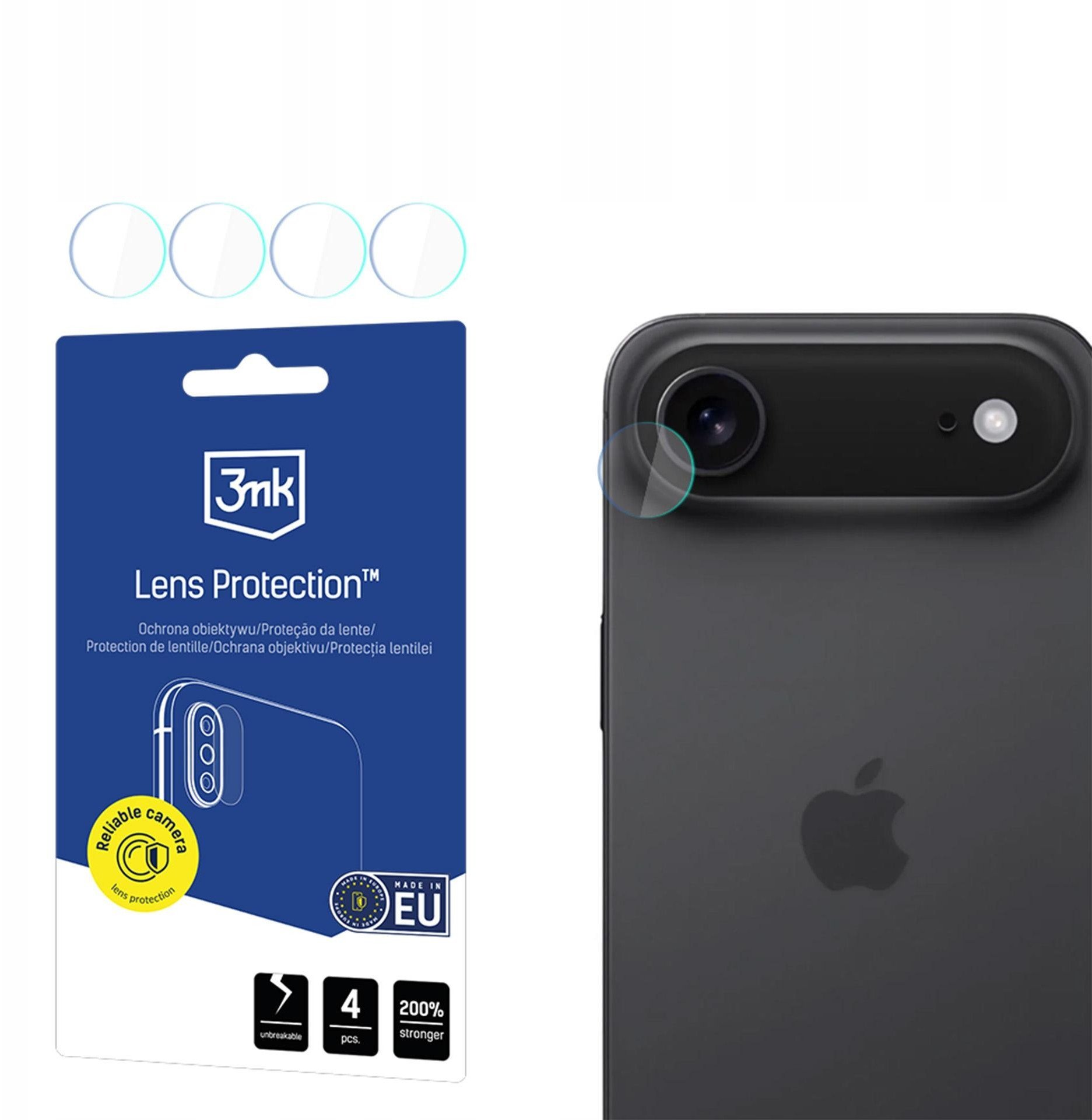 Ochrona na obiektyw aparatu 3MK Lens Protect do Apple iPhone 17 Air