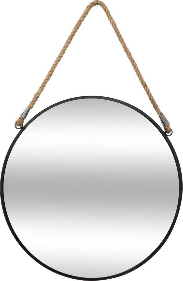 Atmosphera Okrągłe lustro ścienne na sznurze 38 cm