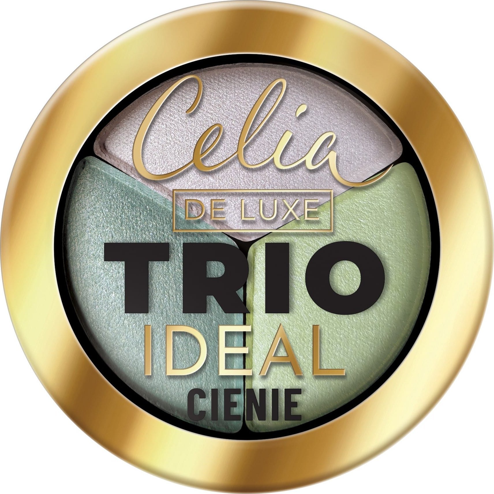 Celia CELIA De Luxe Cienie do powiek Trio Ideal nr 302