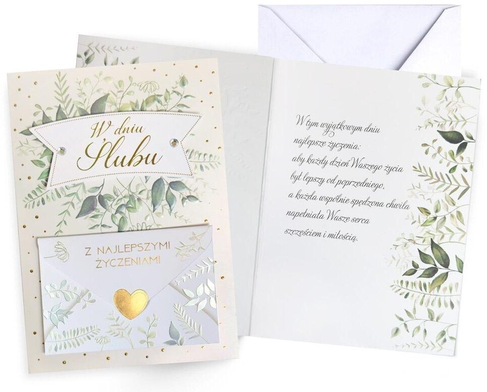 Karnet Ślub koperta