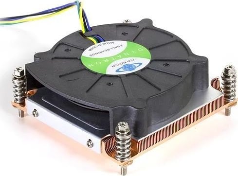 Chłodzenie CPU Dynatron Dynatron K199 Top-Blower CPU-Kühler 1U für Sockel 1150, 1151, 1155, 1156, 1200 aktiv