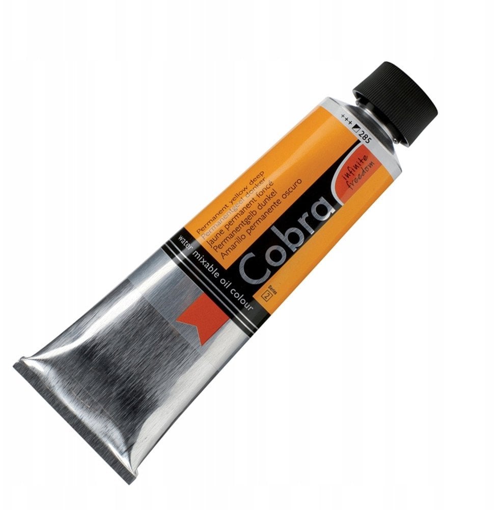 Cobra Artist Water-Mixable Oil Colour Tube Permanent Yellow Deep 285