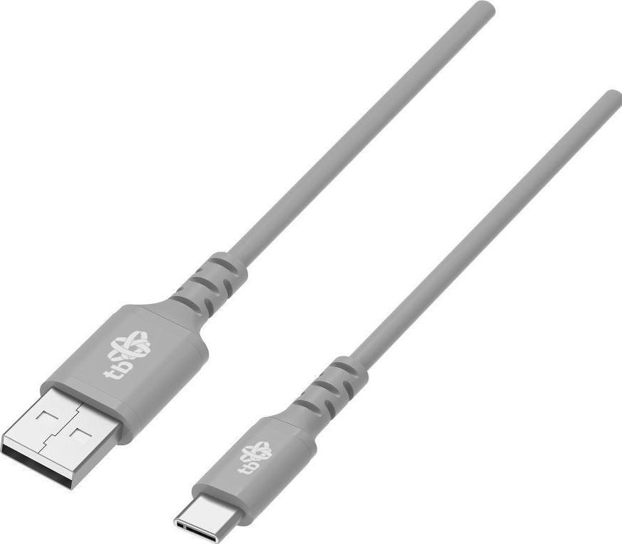 Kabel USB TB Print USB-A - USB-C 2 m Szary (1_798075)