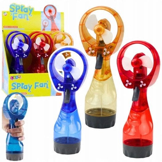 Wentylator Wiatrak Przenośny z Natryskiem Na Baterie Mix