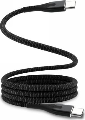 Kabel USB STATIK USB-C - USB-C 1 m Czarny (PUP-0550-3FT-CC)