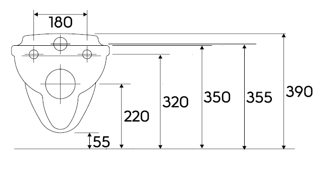 Miska WC Keramag Kind wisząca (201700000)