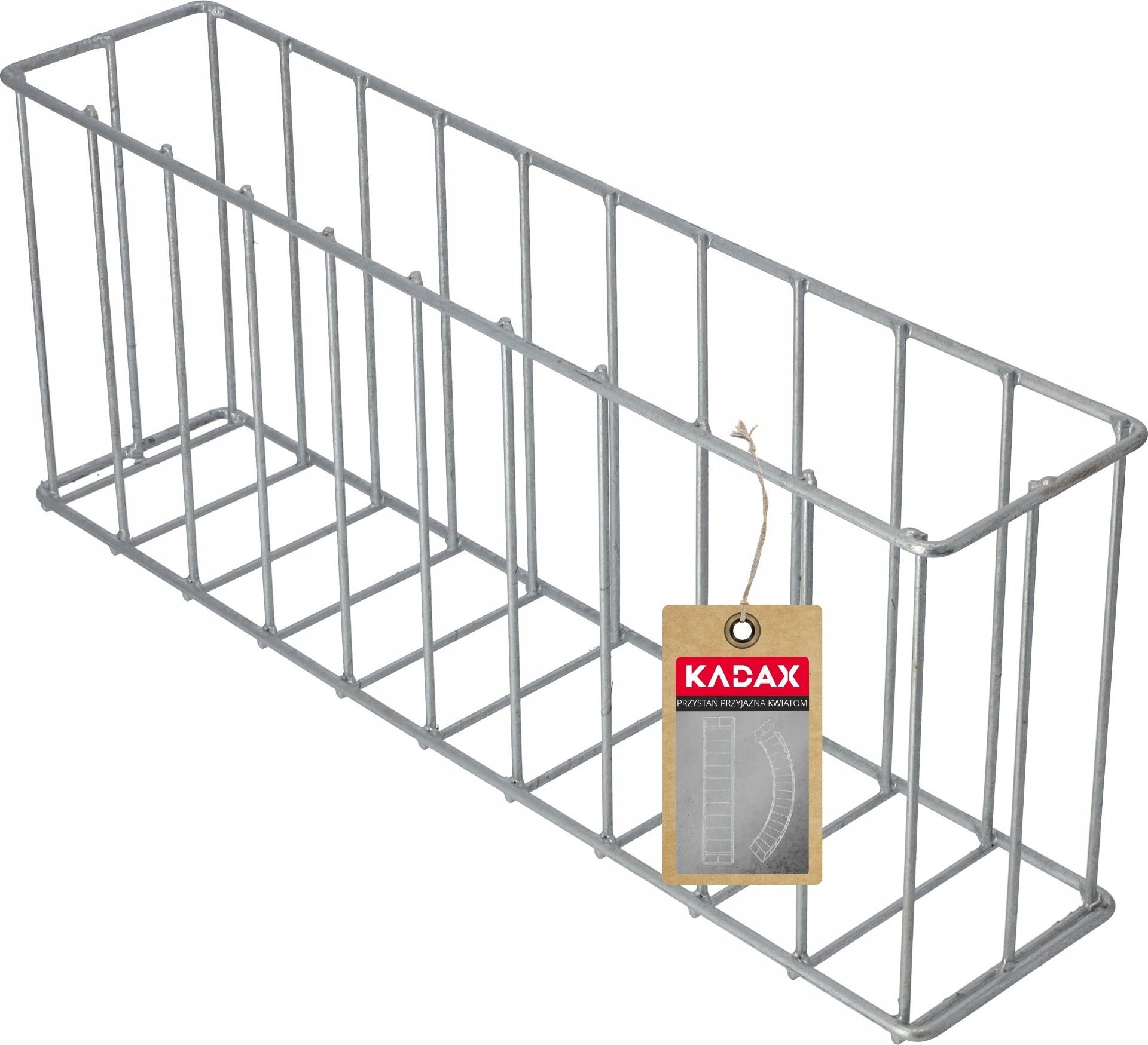 Kadax Donica Gabionowa Obrzeża Ogrodowe Trawnikowe 51cm