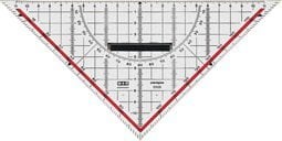 Möbius+Ruppert M+R Linijka kątomierz 32cm przezroczysty zielony z tłem 1 sztuka