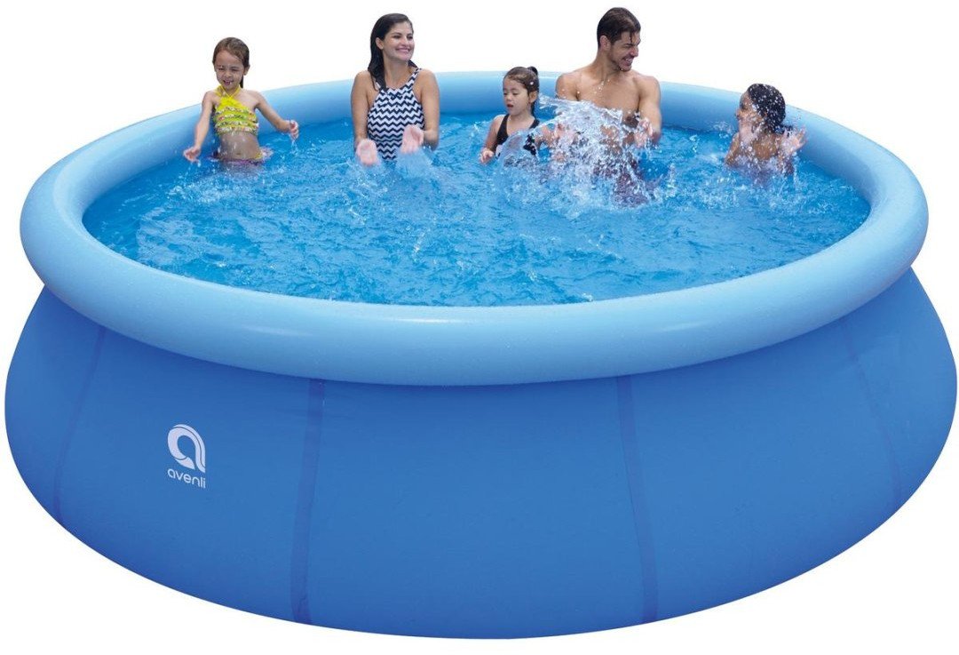 BASEN ROZPOROWY Z DMUCHANYM KOŁNIERZEM 360x90CM 17795