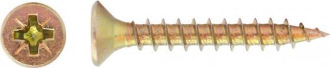 MCFIX WKRĘT DO DREWNA OCYNK ŻÓŁTY 3.5*25MM