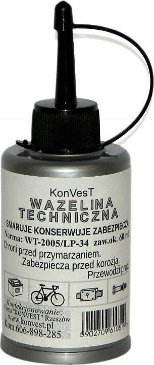 KonVesT Wazelina techniczna 60 ml aplikator Uniwersalny