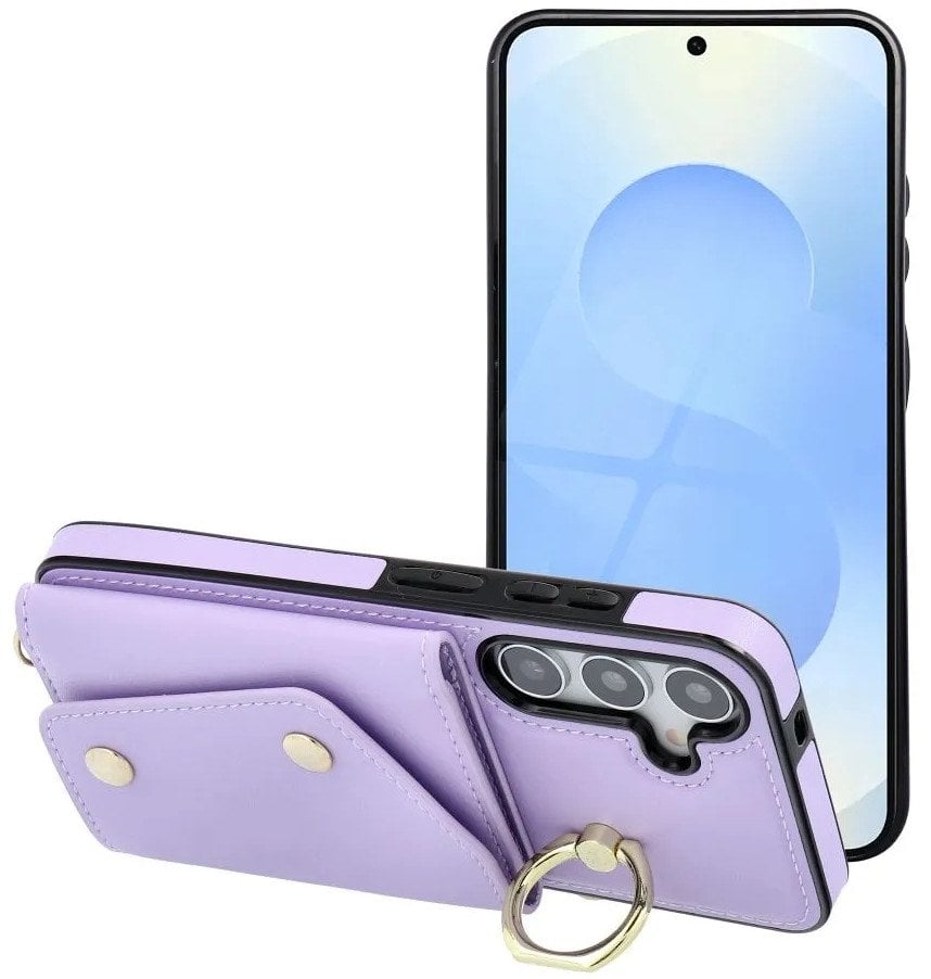 Futerał portfel WONDER dla SAMSUNG S25 liliowy