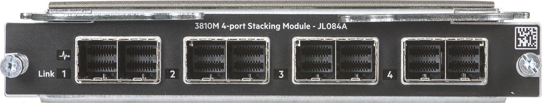 HP HEWLETT PACKARD ENTERPRISE Moduł rozszerzeń Aruba 3810M 4-port Stacking Module - JL084A