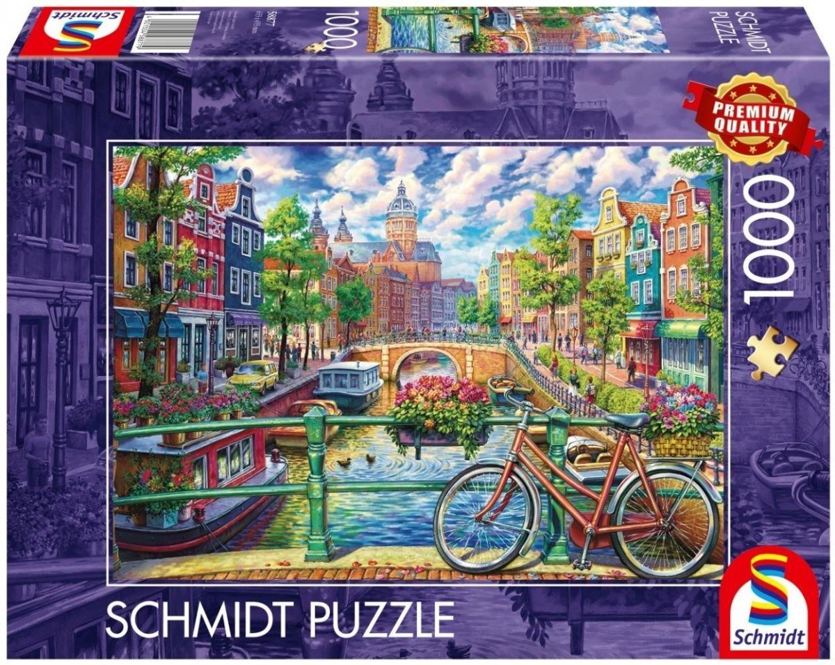 Schmidt Spiele Puzzle PQ 1000 Kanał Amsterdam