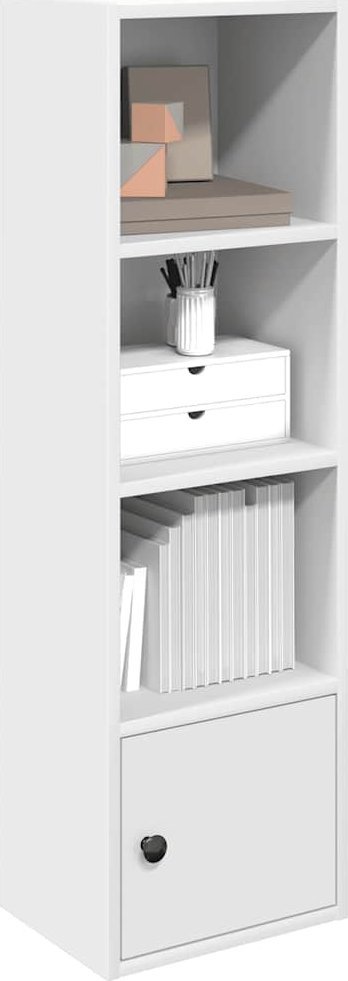 vidaXL Regał, biały, 31x24x102 cm, materiał drewnopochodny