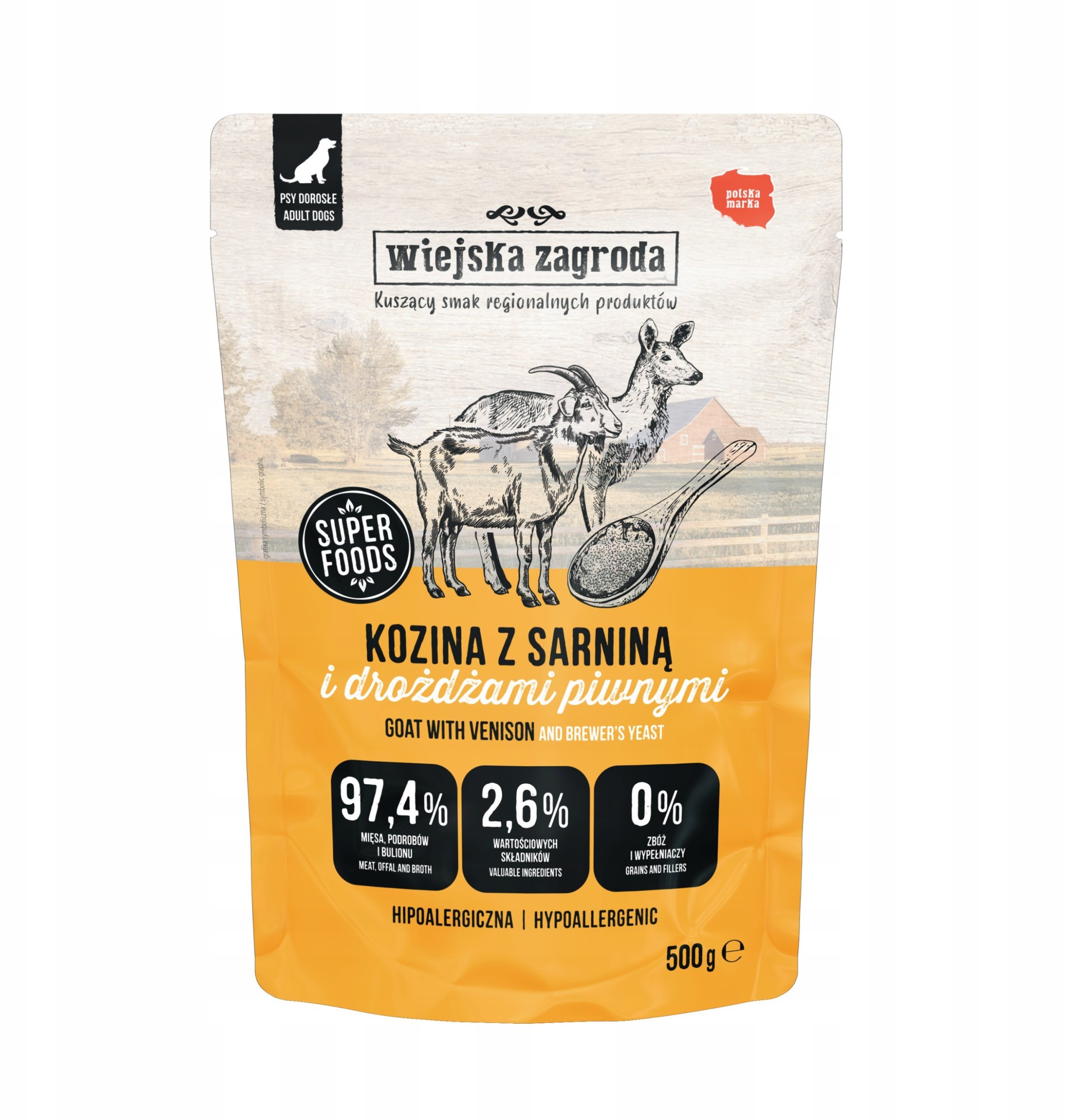 Wiejska Zagroda Kozina z sarniną 500g