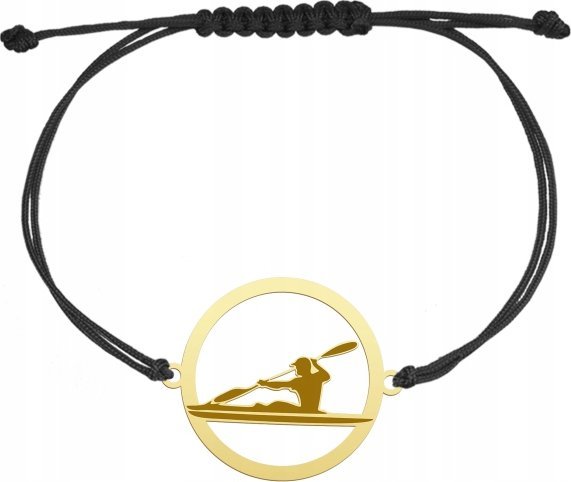 Radziszewska Pozłacana Bransoletka Kajakarstwo GRAWER GRATIS