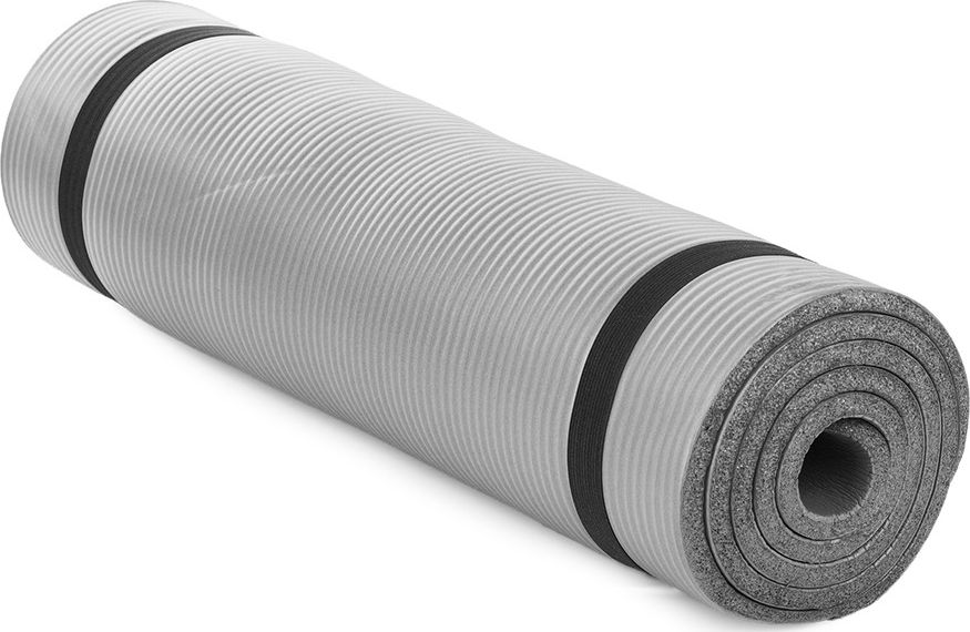 Verk Mata treningowa 14186-S 180 cm x 60 cm x 1 cm szara