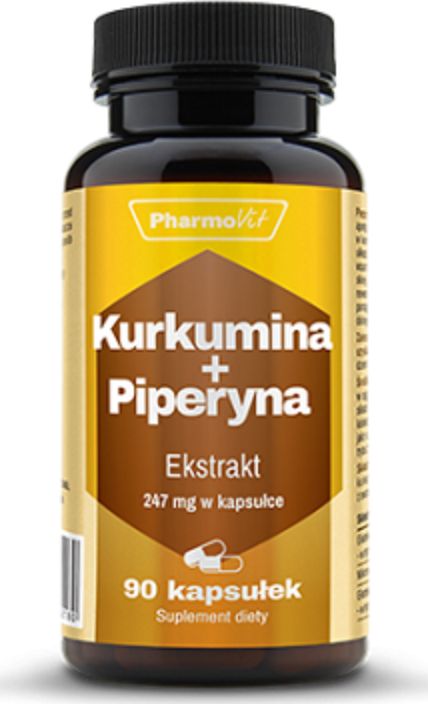 Pharmovit Kurkumina + Piperyna 90 Kaps. Pharmovit Curcuma Longa Piper Nigrum