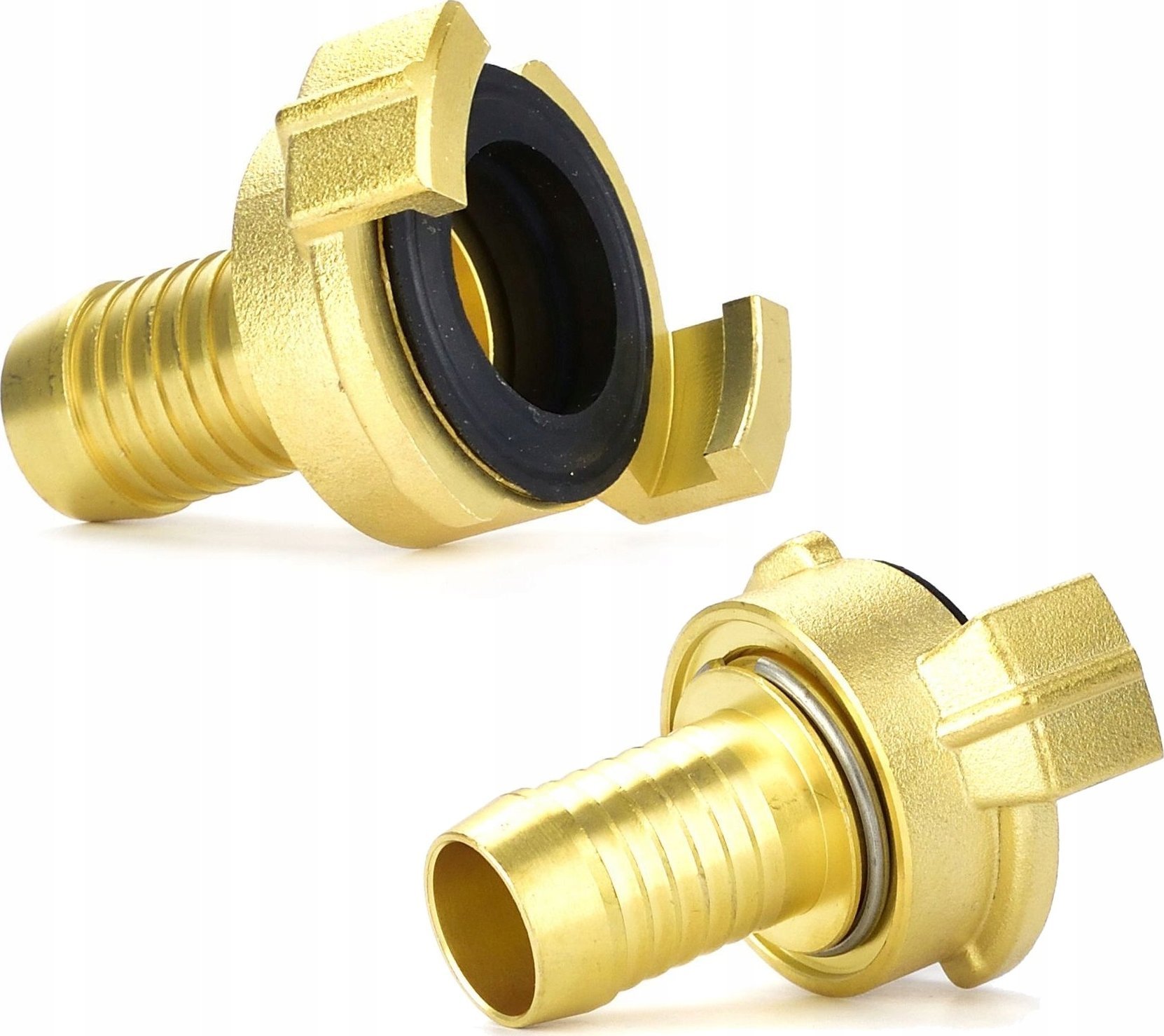 Geko Złącze kłowe mosiężne kompatybilne z GEKA - 360° obrotowe 3/4” (12/96)