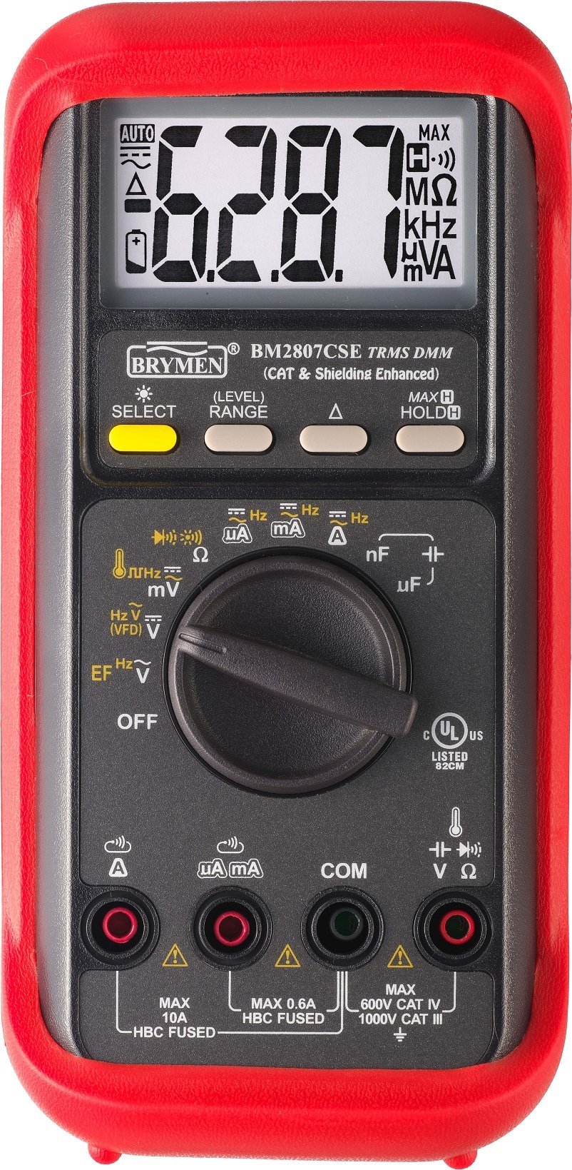 Brymen Multimetr True RMS Brymen BM2807CSE z dodatkowym ekranowaniem