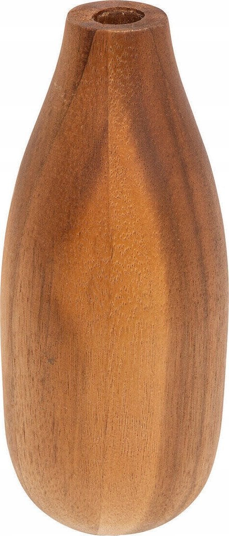 Atmosphera Wazon dekoracyjny z drewna akacji SOLIFLORE