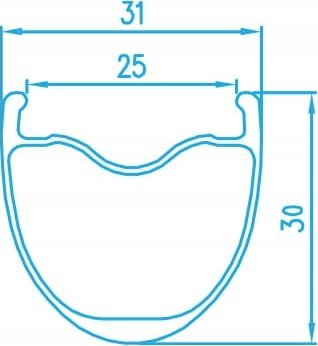 Alexrims Koła gravelowe ALEXRIMS BAXTER 3.0 ROAD DISC, Karbonowe, 700C, Stożek 30mm, Tubeless ready, Disc brake Centerlock, Sztywna oś, Łożyska maszyn