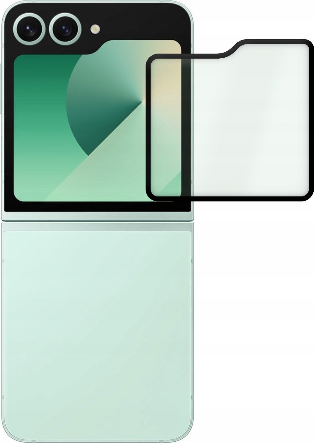 Hello Case Szkło Hartowane PREMIUM Do Samsung Galaxy Flip6 (Na cały ekran, Ochronne)