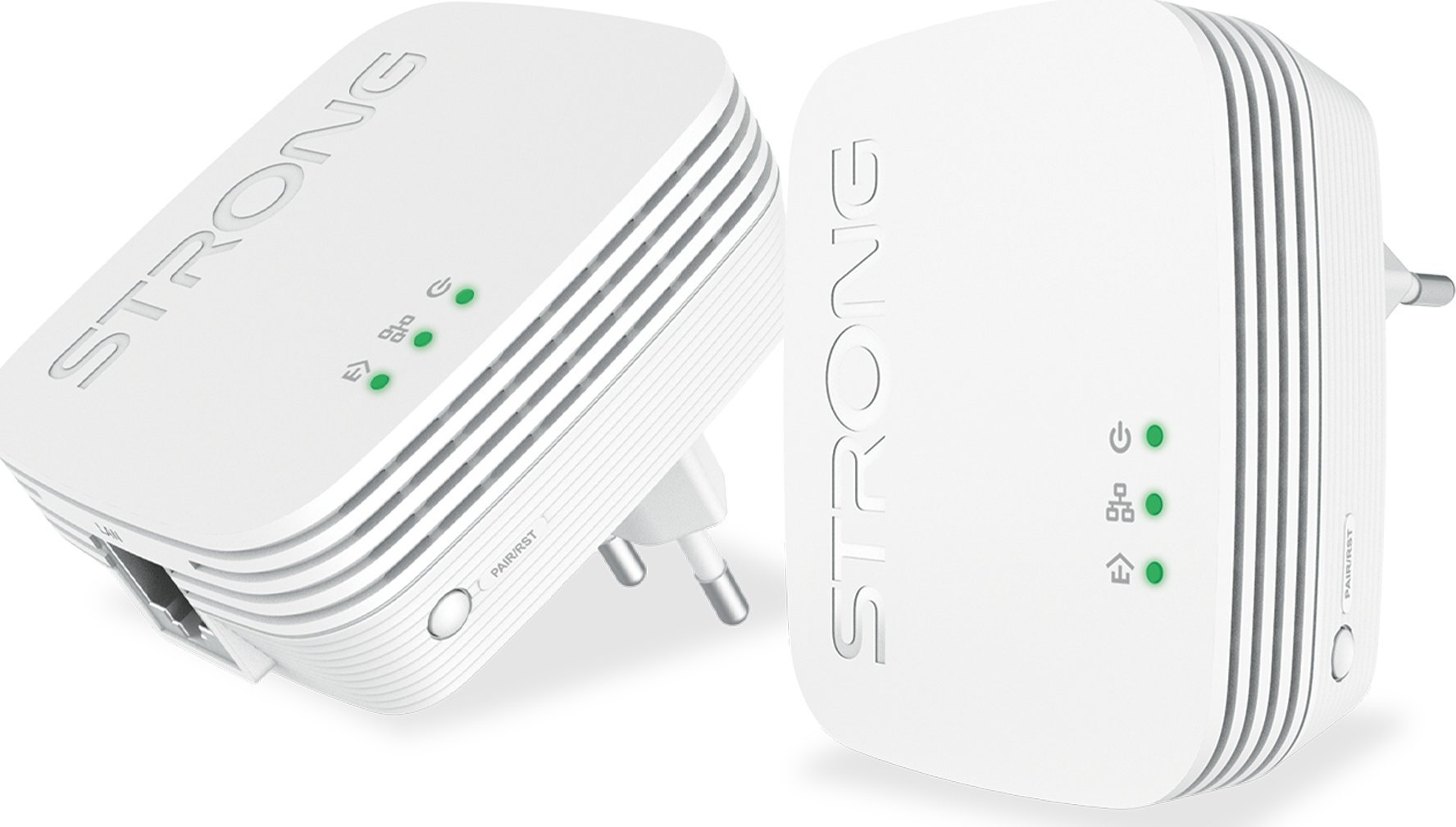 Adapter powerline Strong Strong POWERL1000DUOMINI Karta sieciowa do PowerLine 1000 Mbit/s Przewodowa sieć LAN Biały 2 szt.