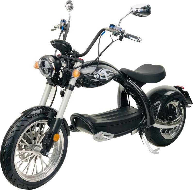 Bili Bike Skuter elektryczny BILI COCO CHOPPER 2000W 28Ah carbon