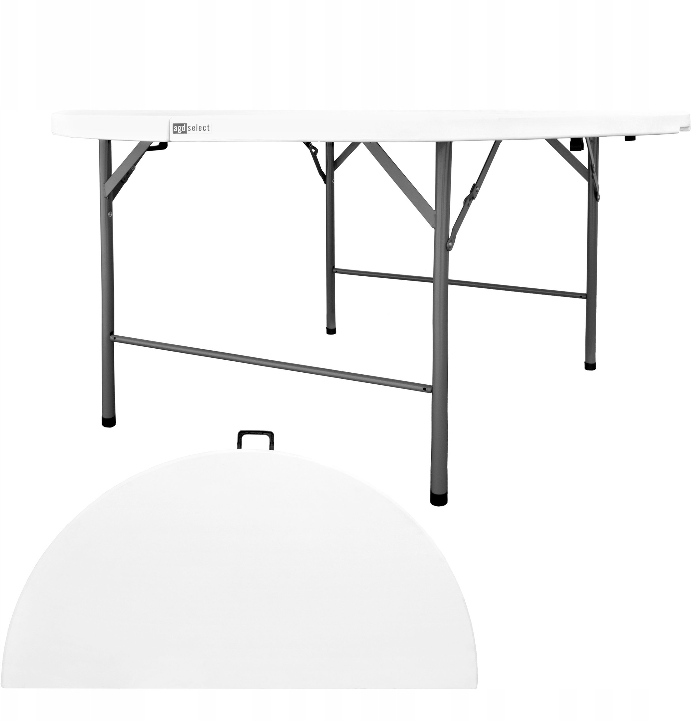 STÓŁ OGRODOWY CATERINGOWY SKŁADANY ROZKŁADANY TURYSTYCZNY WALIZKA 150 cm